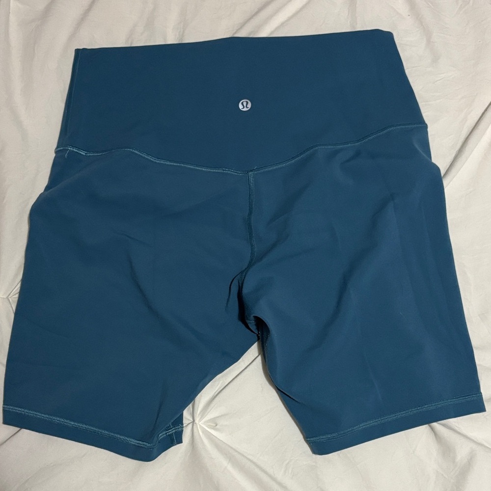 lululemon athletica Teal Bike Shorts